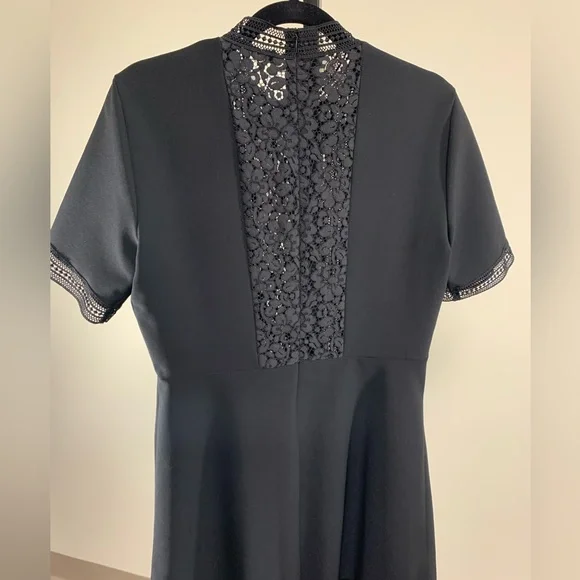 ZARA a-line, high-neck dress - Picture 4 of 5